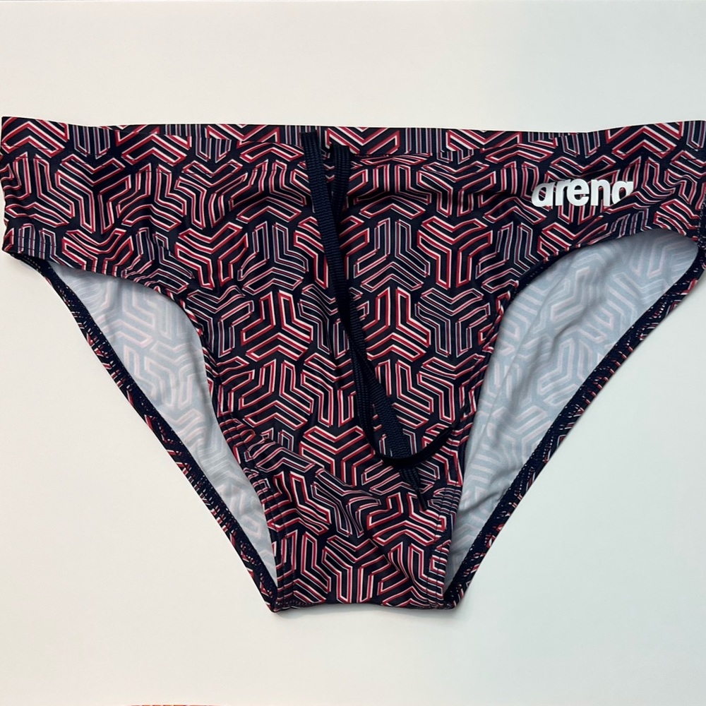 Blue/Red USA Arena Swim Brief Size 34